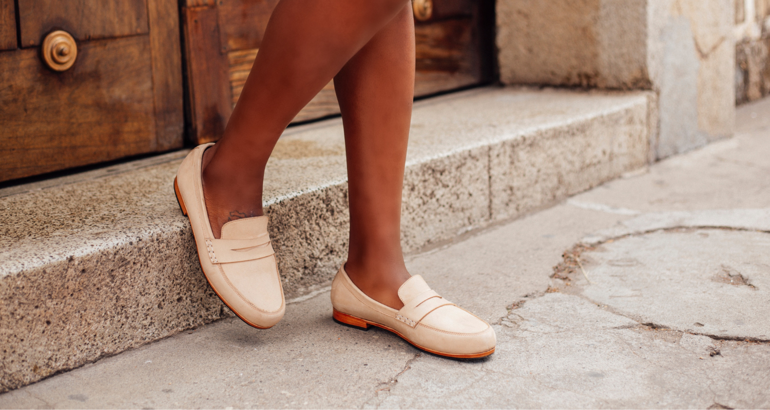 Handmade Women's Leather Shoes - Sandals & Loafers. Looking for a comfortable & stylish pair of handmade shoes? Shop our women's collection of handcrafted leather sandals, moccasins, loafers & more!