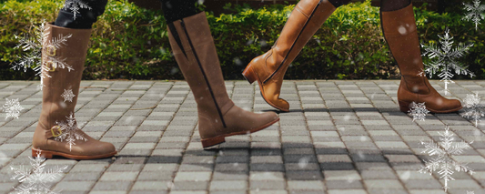 wide calf leather boots
