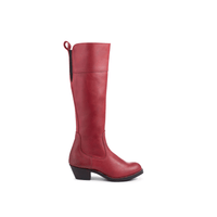 The Condesa in Pomegranate ~ Standard/Narrow ~ Wide Calf 51cm