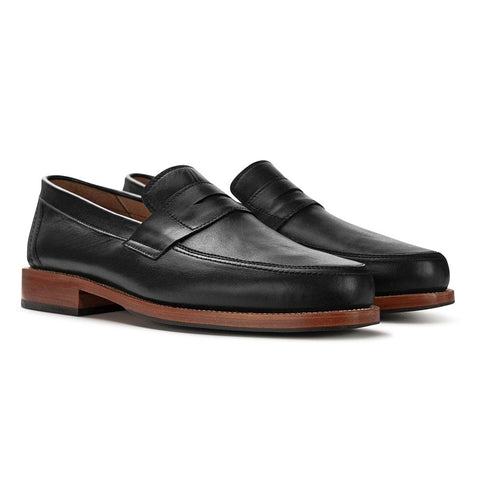 Men's Handcrafted Leather Penny Loafers | The Luca – Adelante Shoe Co.