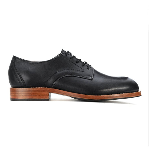 Men's Full-Grain Leather Derby Dress Shoes | The Romero Onyx Men's Full-Grain Leather Derby Dress Shoes | The Romero Onyx