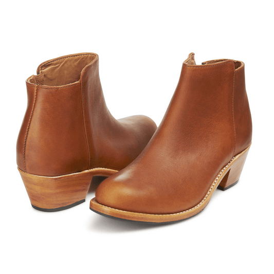 comfortable women's leather ankle boots