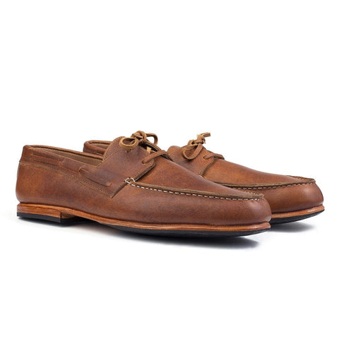 Men's Handcrafted Full-Grain Leather Boat Shoes | The Náutico ...