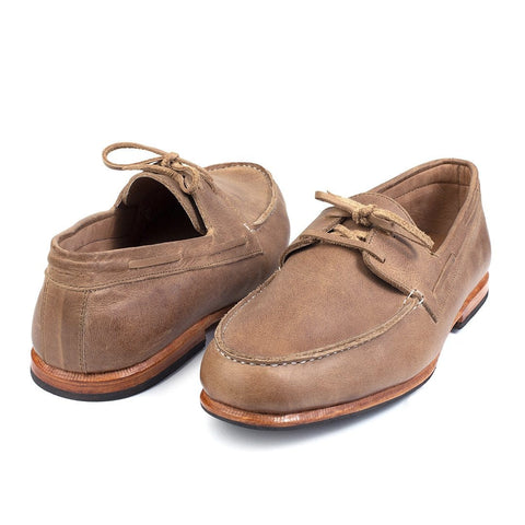 men's comfortable leather boat shoes