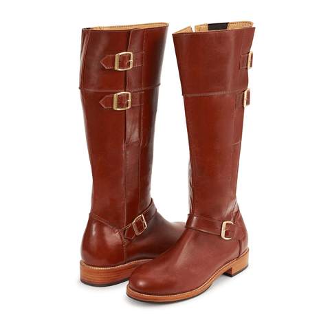 Women's Handcrafted Leather Equestrian Boots | The Reina – Adelante ...