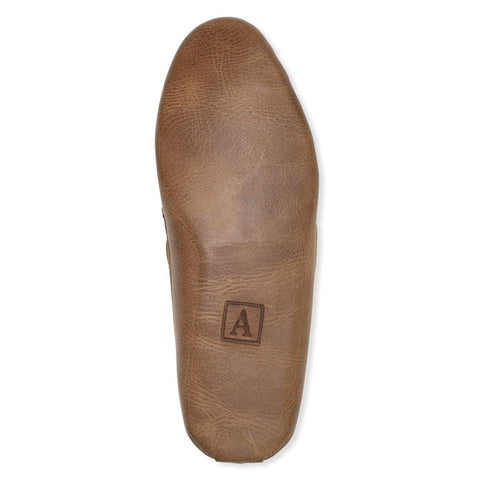women's handcrafted leather moccasin