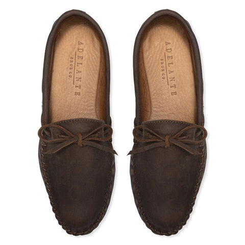 women's handcrafted leather moccasin