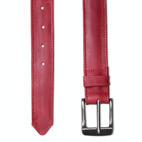 Men's Custom Handcrafted Full-Grain Leather Belt – Adelante Shoe Co.
