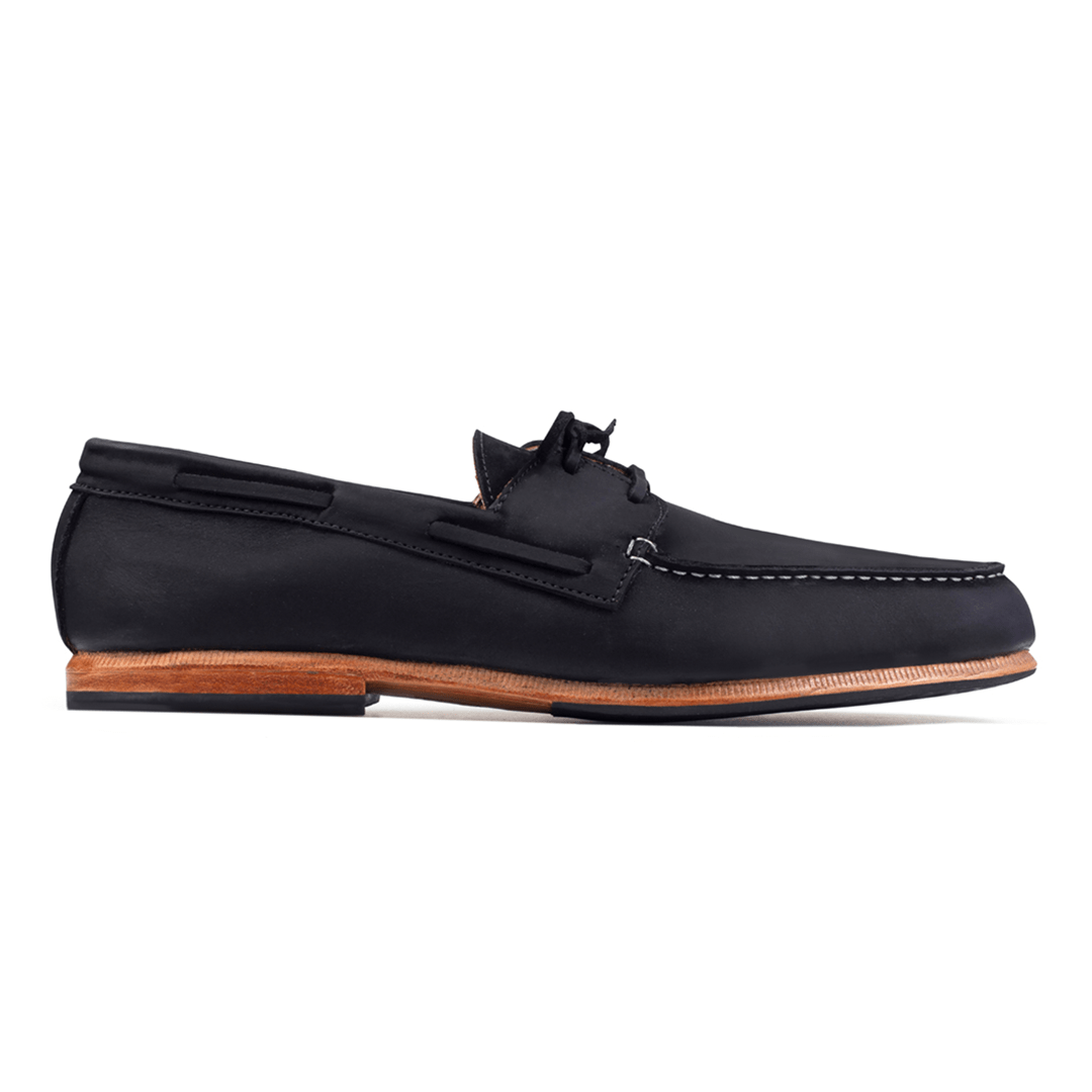 Men's Handcrafted Full-Grain Leather Boat Shoes The Náutico